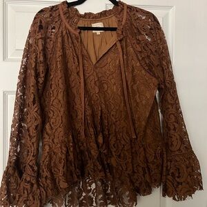 Sterling & Stitch Lace Women’s Top